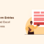 How to Export WordPress Form Entries to CSV and Excel